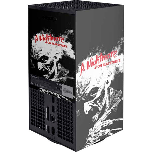 A Nightmare on Elm Street XBox Series X Digital Edition Console Skin